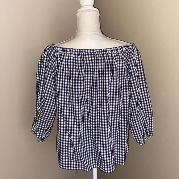 Merona Off the Shoulder Gingham Top! - Picture 5 of 13